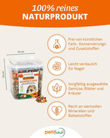 petifool Gemüsefarm - Nagerfutter - Naturprodukt