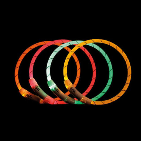 Trixie Flash Leuchtring / Leuchthalsband Orange -  - Trixie