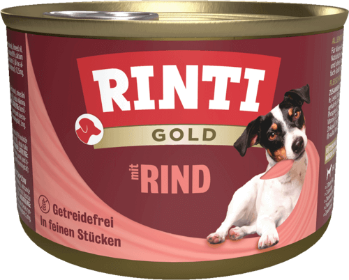 Rinti Gold mit Rind in feinen Stücken