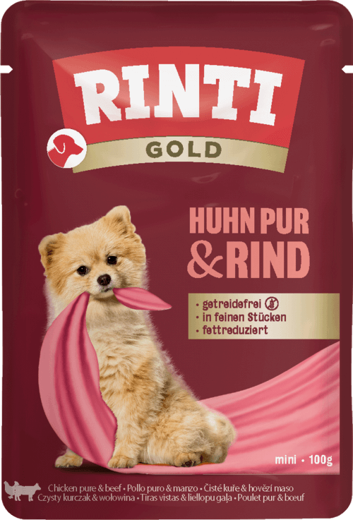 Rinti Gold Huhn Pur & Rind Frischebeutel