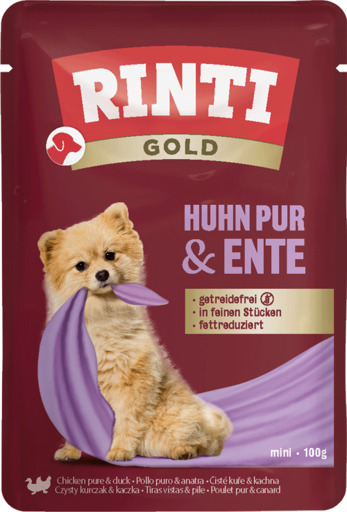 Rinti Gold Huhn Pur & Ente Frischebeutel