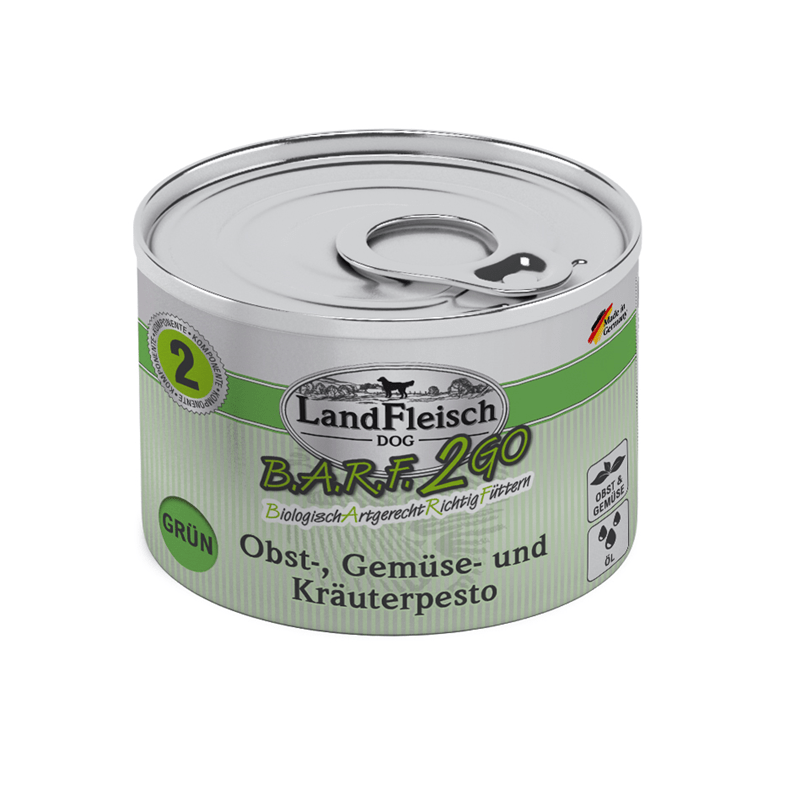 LandFleisch B.A.R.F.2GO Obst-, Gemüse Und Kräuterpesto Grün