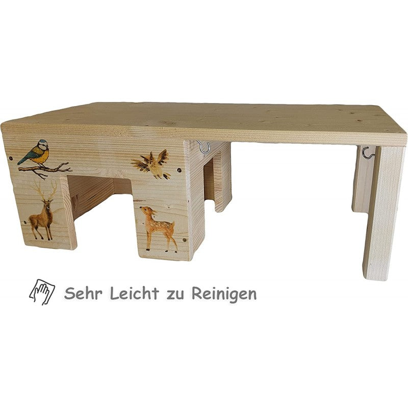 Meerschweinchenhaus Hängemattengestell mit Haken & Hängematte -  - Nagerstore