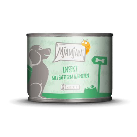 MjAMjAM Dog - Insekt mit saftigem Hühnchen 200g