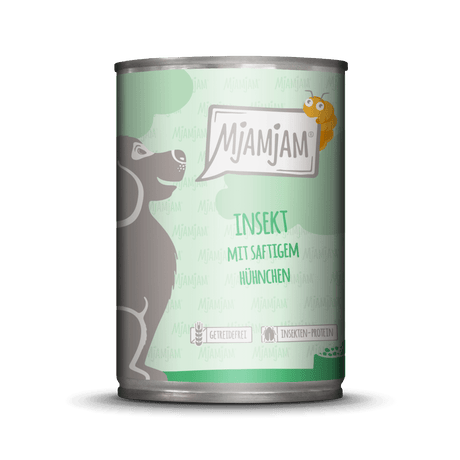 MjAMjAM Dog - Insekt mit saftigem Hühnchen 400g