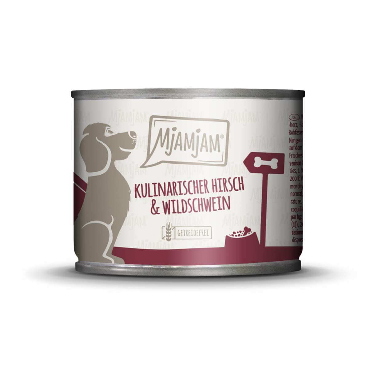 MjAMjAM Dog - kulinarischer Hirsch & Wildschwein an Preiselbeeren 200g