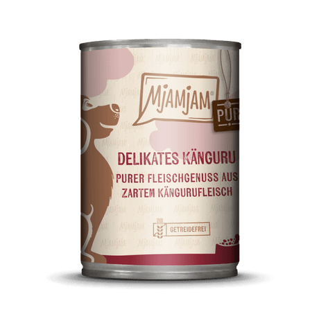 MjAMjAM Dog - purer Fleischgenuss - delikates Känguru pur 400g