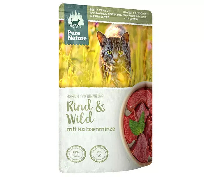 Pure Nature Adult Rind & Wild mit Katzenminze und Distelöl