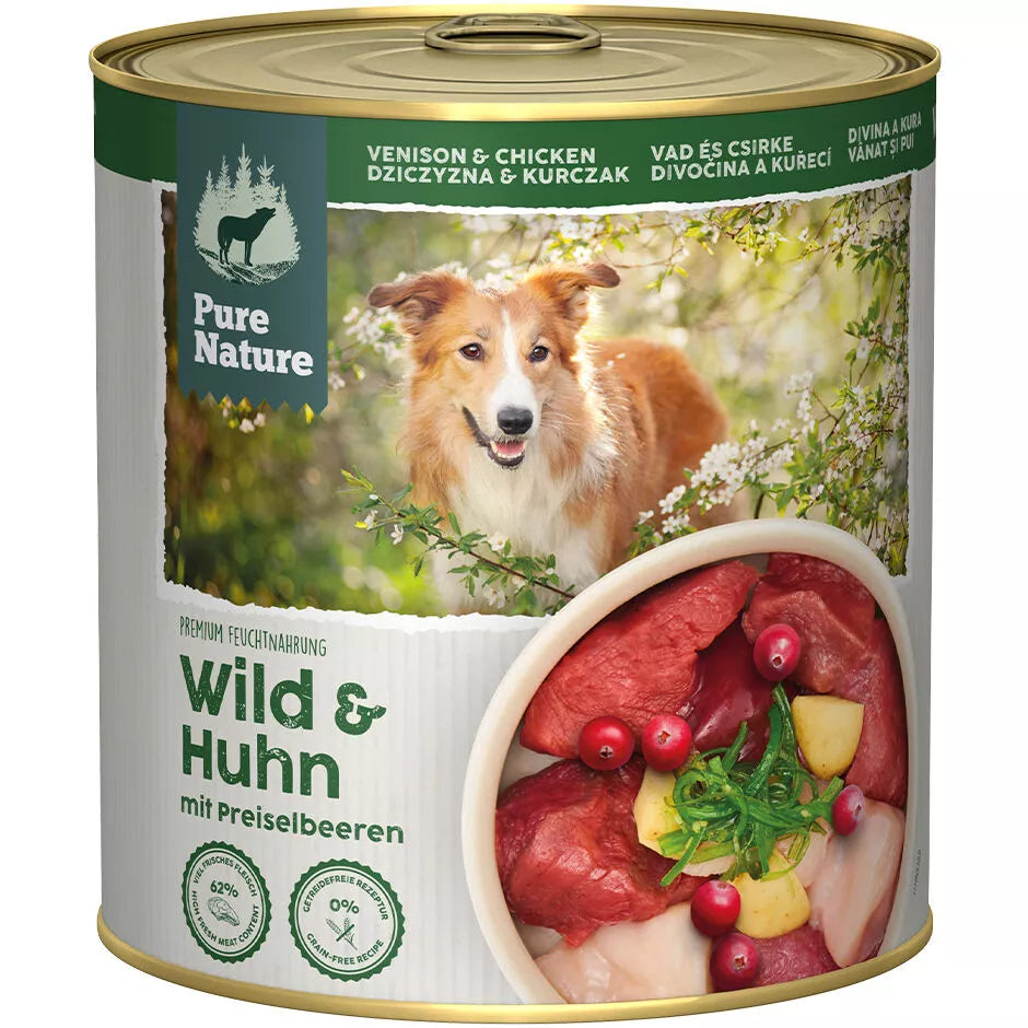 Pure Nature ADULT WILD & HUHN mit Kartoffeln und Preiselbeeren -  - Pure Nature